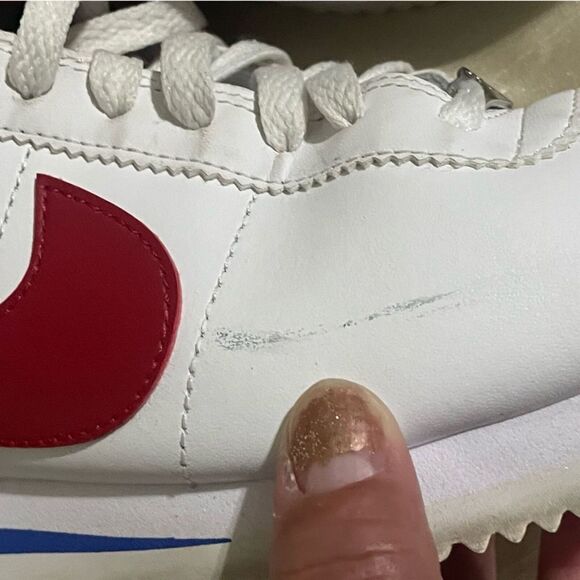 Nike Cortez Forrest Gump Basic White Varsity Red 819719-103 - Size 8‎ - Picture 9 of 13